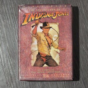 The Adventures of Indiana Jones Complete 4 DVD Set Movie Box Set Collection